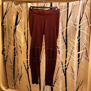 Smartwool Intraknit women's leggings maroon